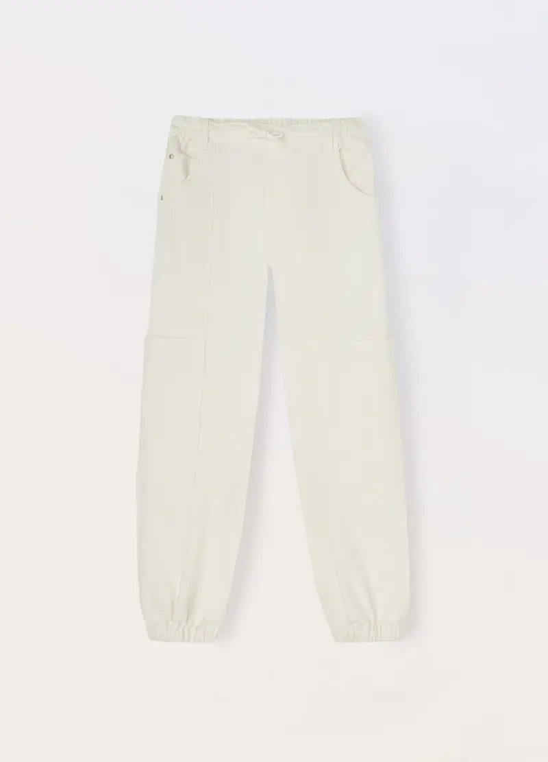 Blukids Pantaloni cargo Bambina Bianco 964346