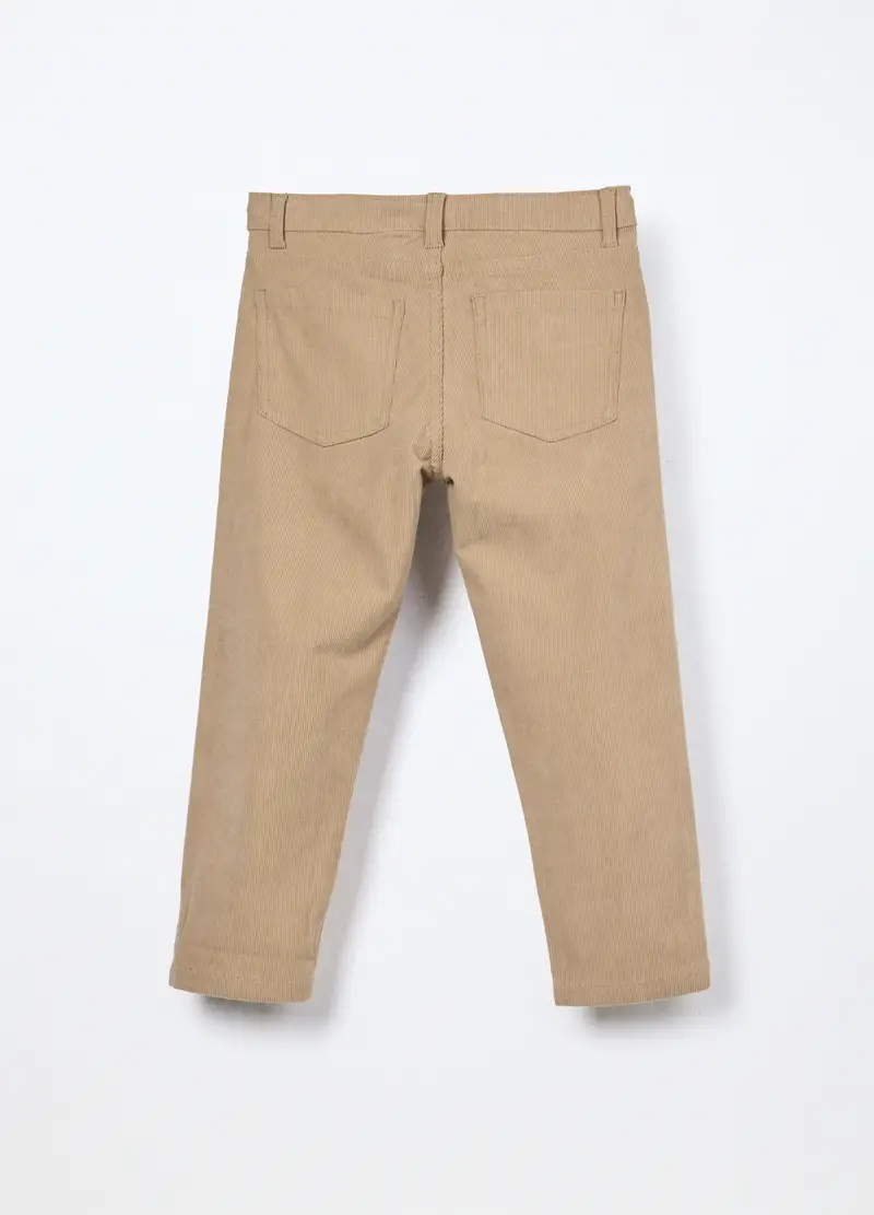 Blukids Pantaloni in Velluto a Coste Bambino beige Chiaro miniatura 2