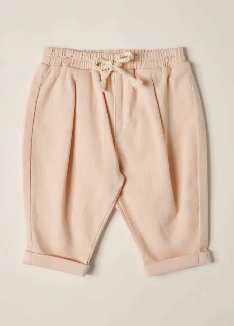 Blukids, Pantaloni Misto Cotone Iana Neonata, Rosa salmone, Taglia: 3