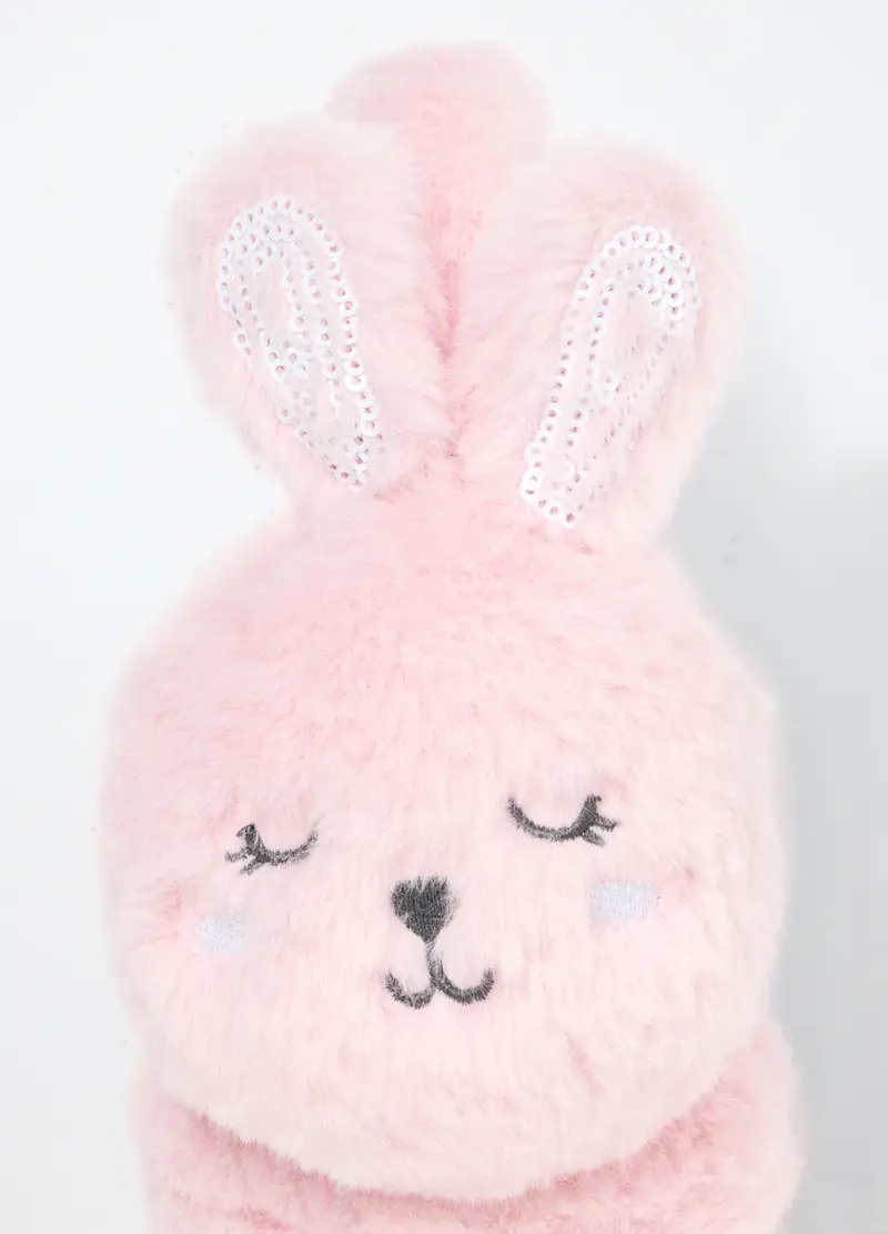 Paraorecchie In Eco Fur, Bambina, Rosa chiaro, .U miniatura 2