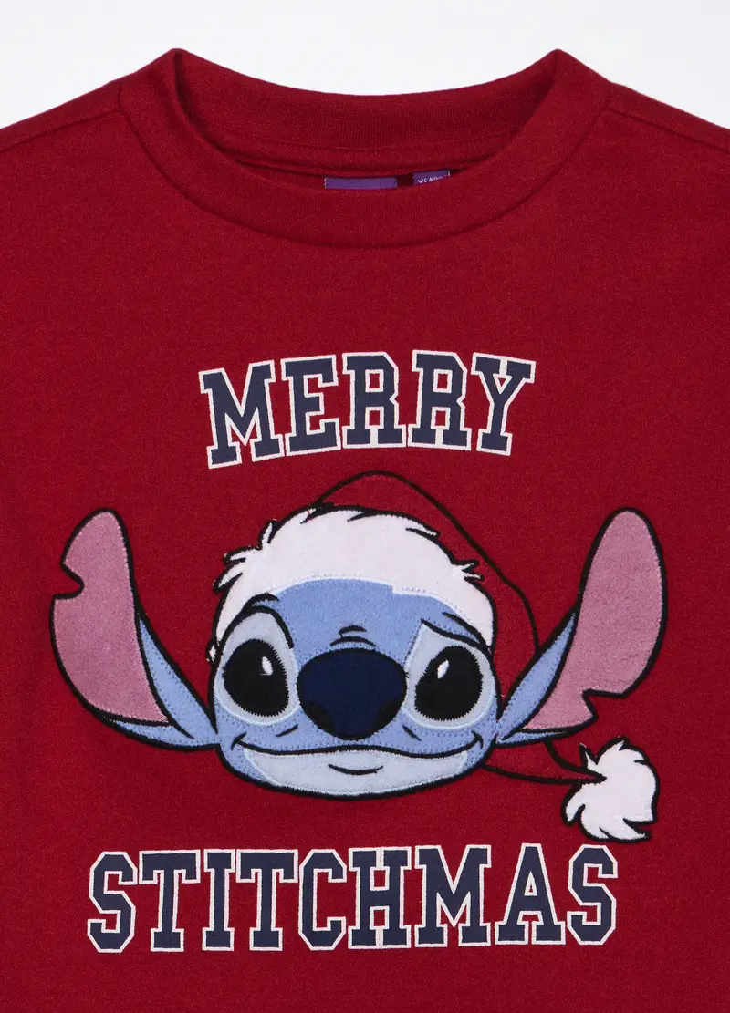 Pigiama Lungo In Interlock Di Puro Cotone Bambino, Rosso scuro miniatura 3