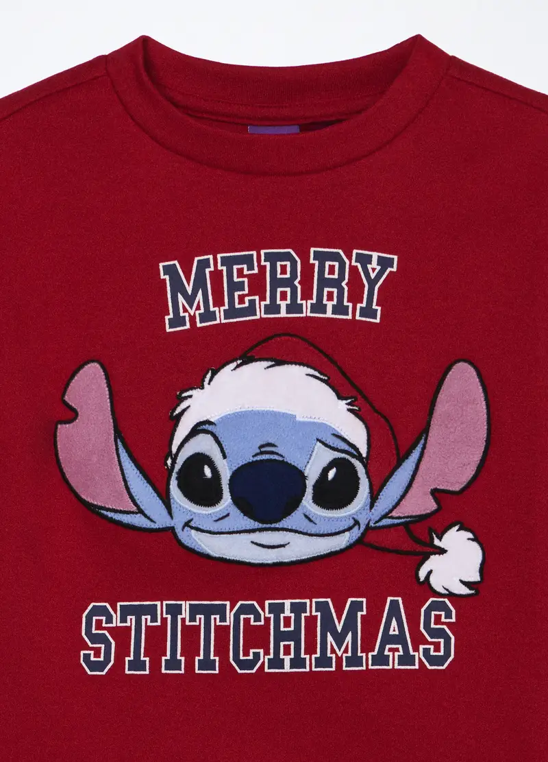 Pigiama Lungo In Interlock Di Puro Cotone Ragazzo, Bambino, Rosso scuro miniatura 3