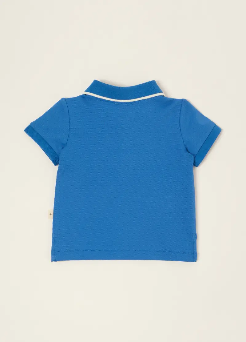 Blukids Polo Neonato Denim 4302591 miniatura 2