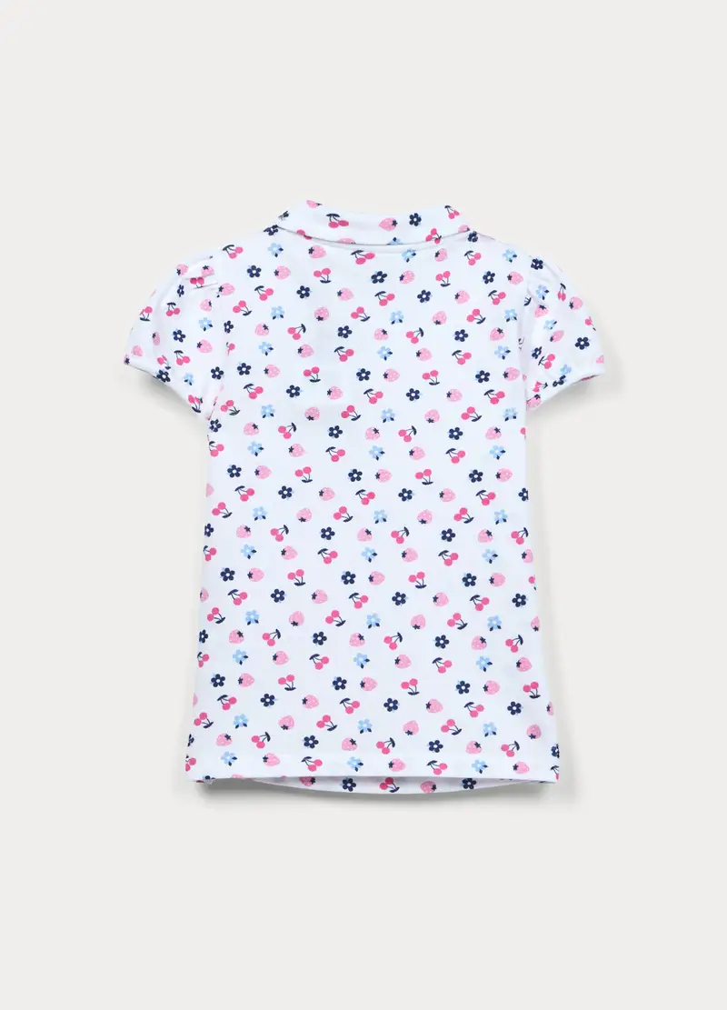 Blukids Polo Bambina Bianco 4318113 miniatura 2