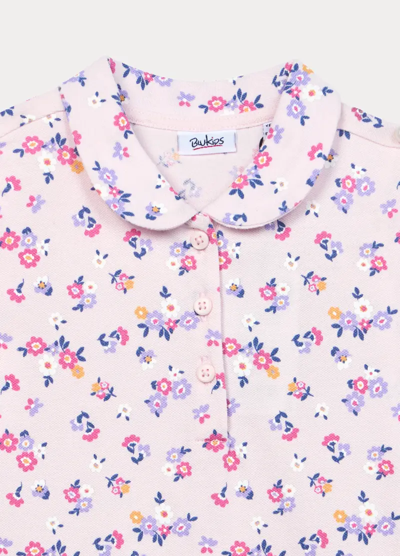 Blukids Polo Bambina Rosa 4318329 miniatura 3