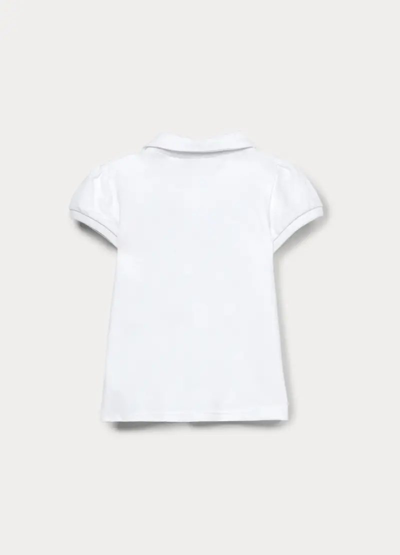 Blukids Polo Bambina Bianco 4349831 miniatura 2