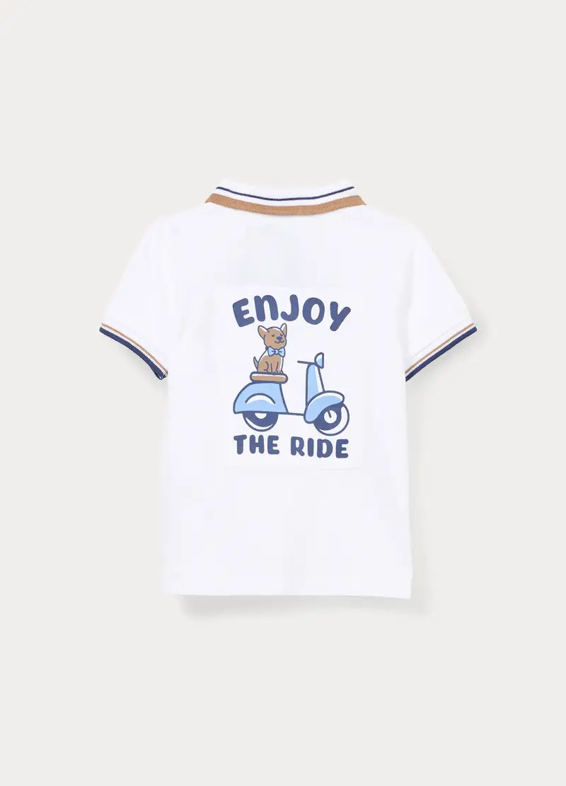 Blukids Polo Bambino Bianco 4315881 miniatura 2
