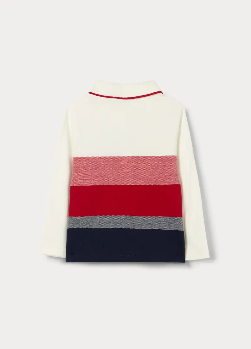 Blukids Polo Bambino Bianco 4221234 miniatura 2