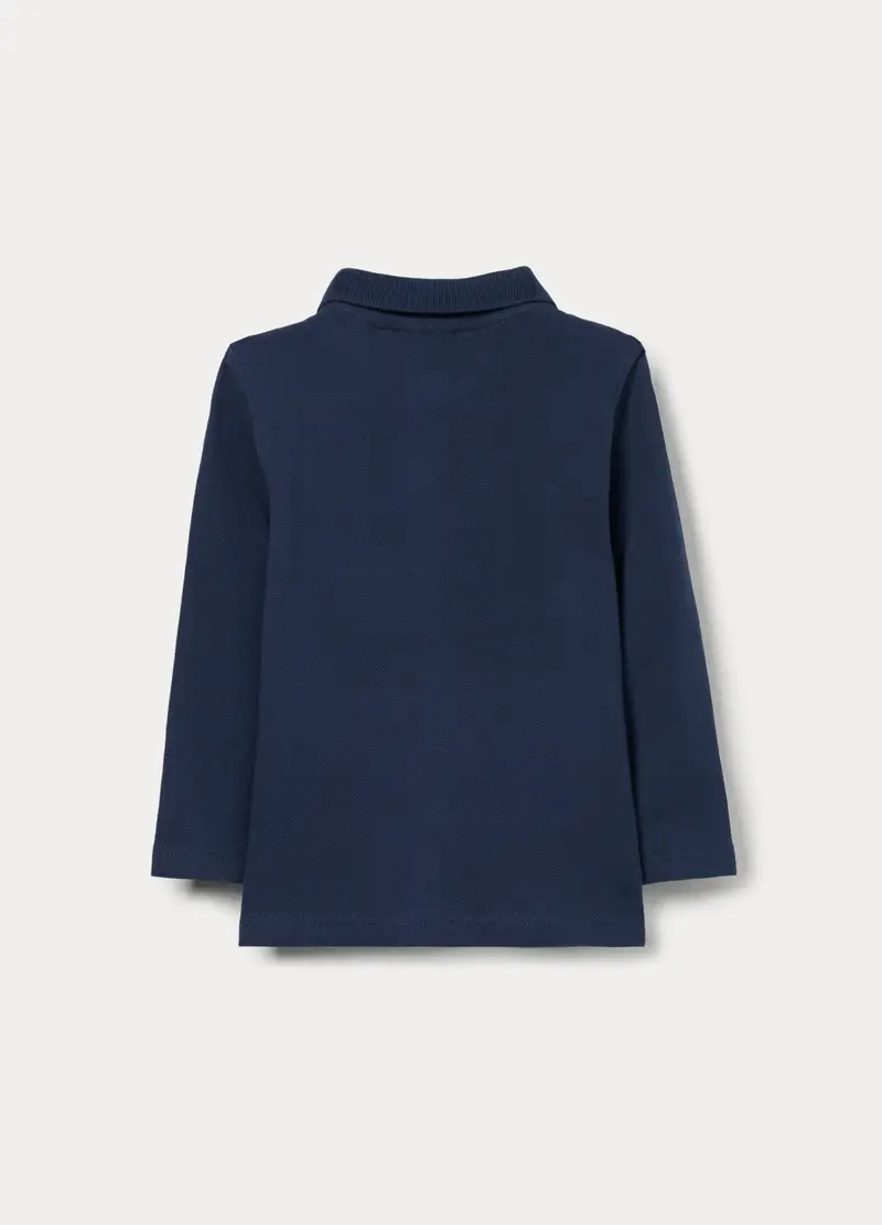 Blukids Polo Bambino Blu 4251819 miniatura 2