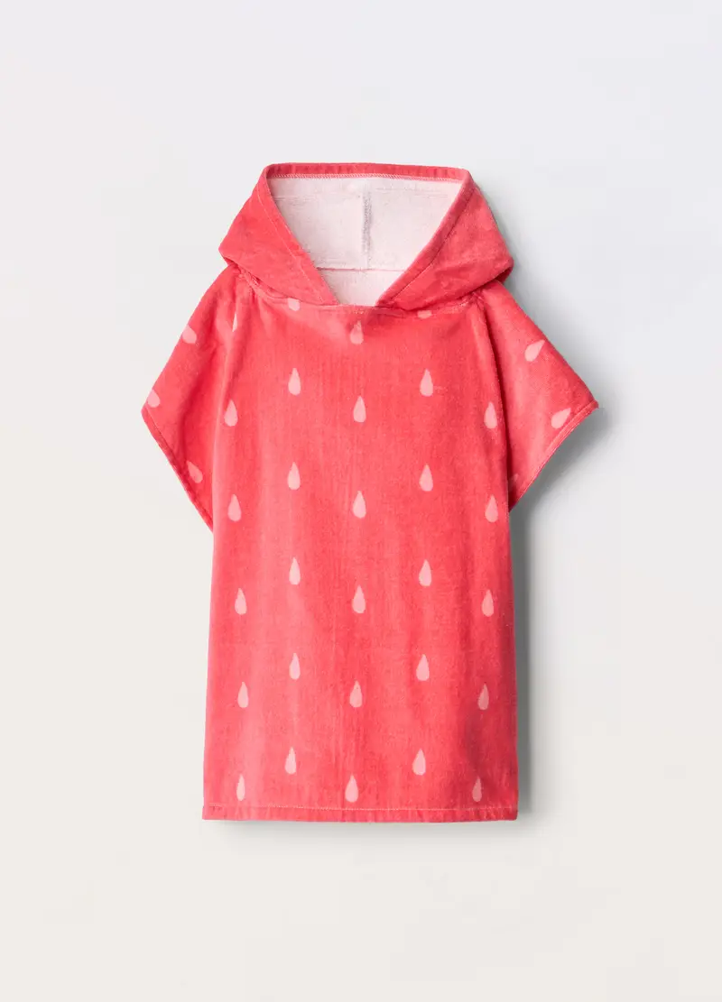 Blukids, Poncho Da Spiaggia Neonata, Rosa fuxia, Taglia: T.U
