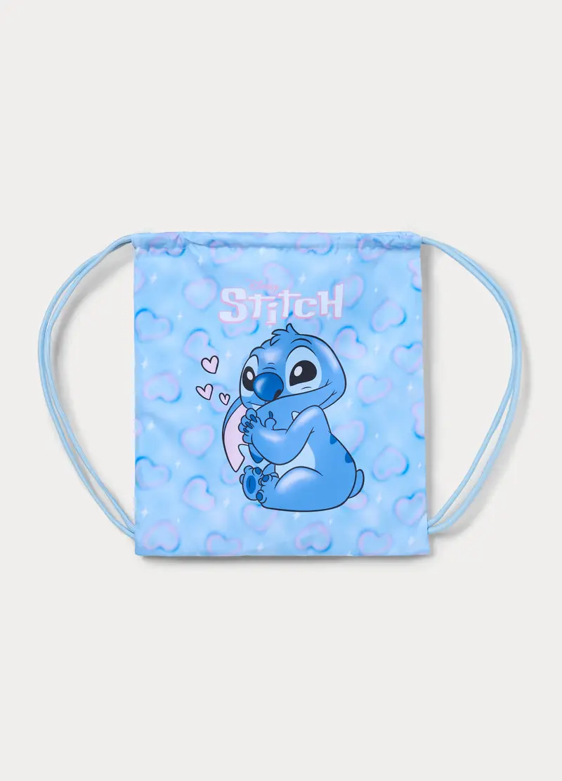 Sacca Zaino Lilo & Stitch, Bambina, Azzurro chiaro, U