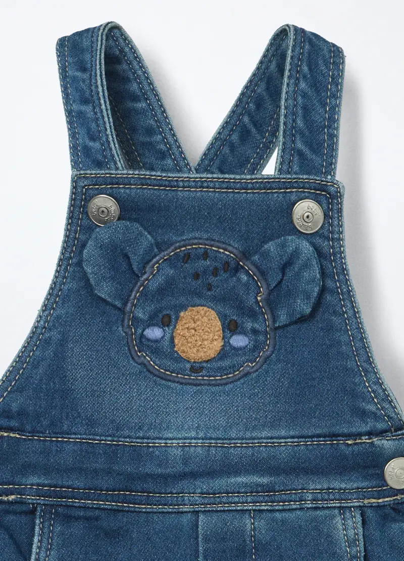 Blukids Salopette Neonato Denim 1094463 miniatura 2