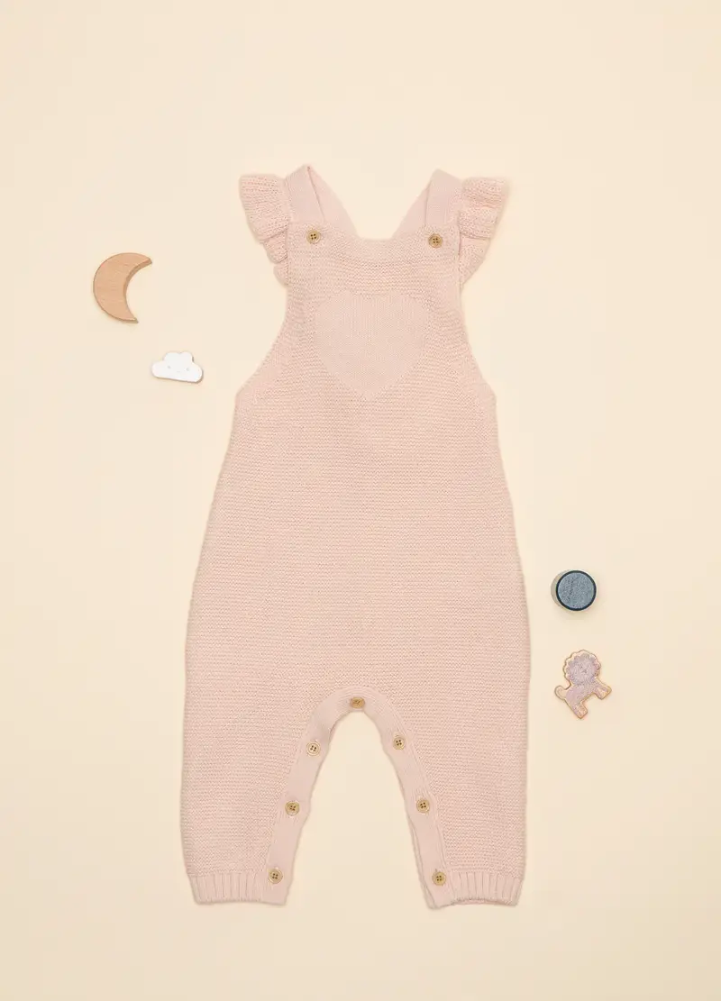 Blukids Salopette Neonato Rosa 2998144