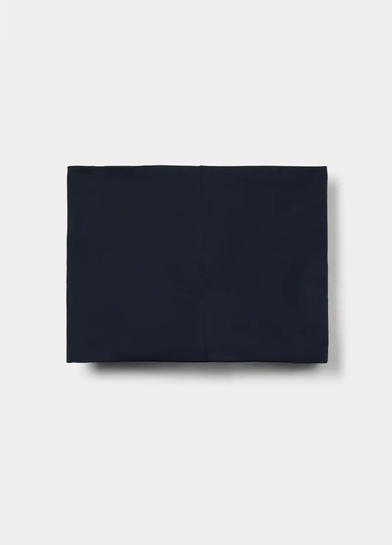 Scaldacollo In Cotone Stretch, Bambino, Blu navy, U miniatura 2