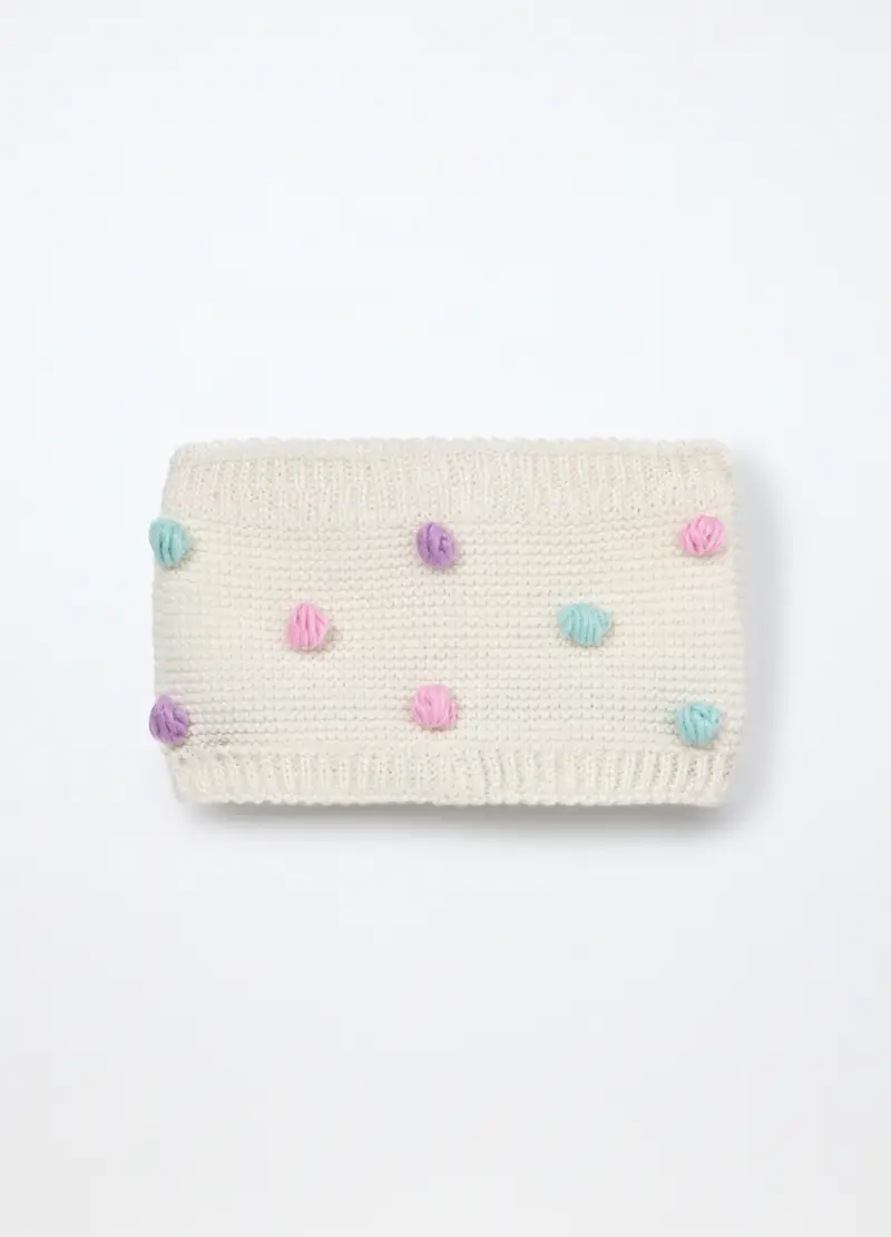 Scaldacollo Tricot Neonata, Bianco, .U