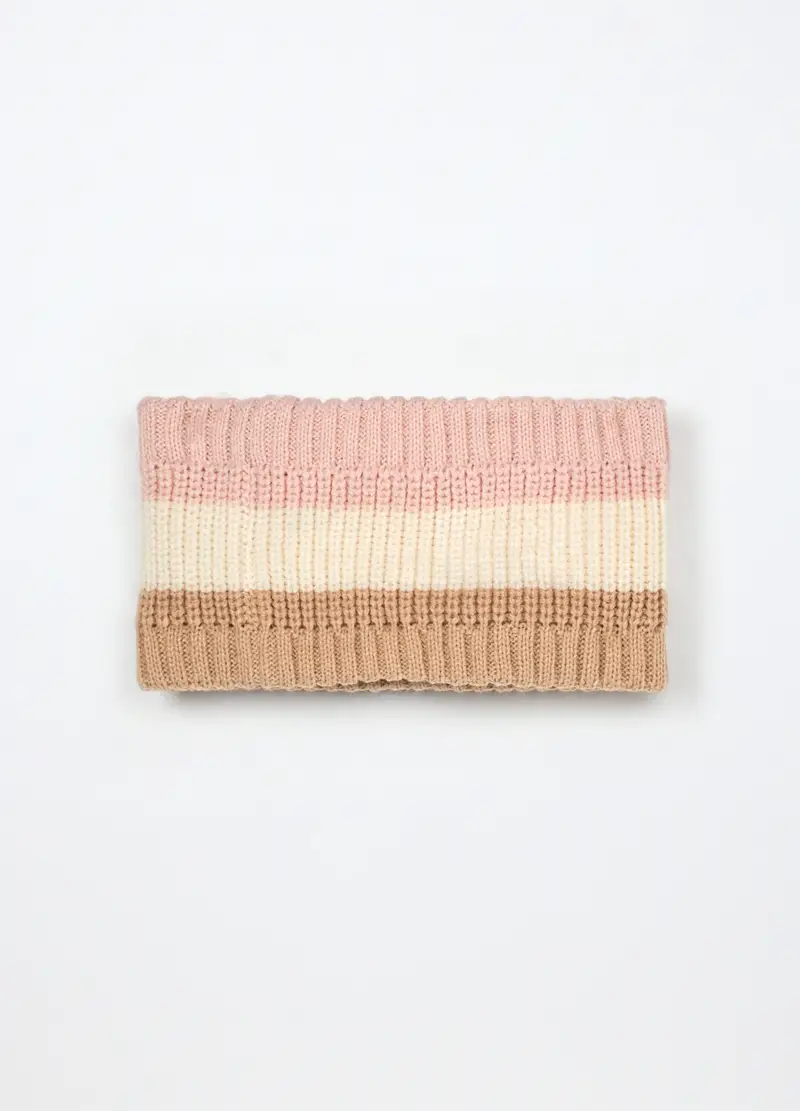 Scaldacollo Tricot Neonata, Rosa chiaro, .U miniatura 2