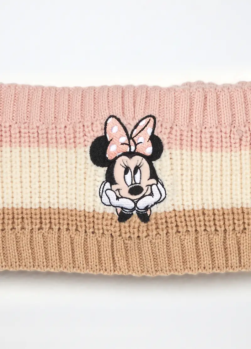 Scaldacollo Tricot Neonata, Rosa chiaro, .U miniatura 3