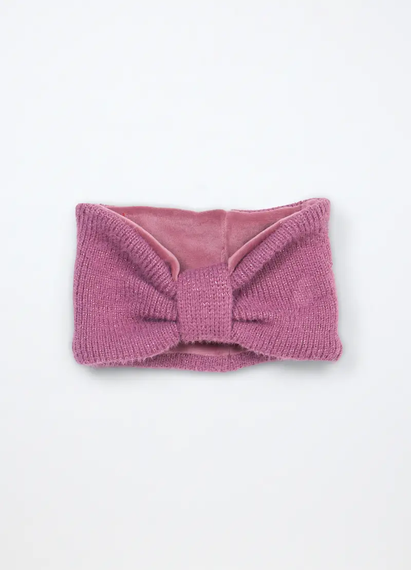 Scaldacollo Tricot Neonata, Viola malva, .U