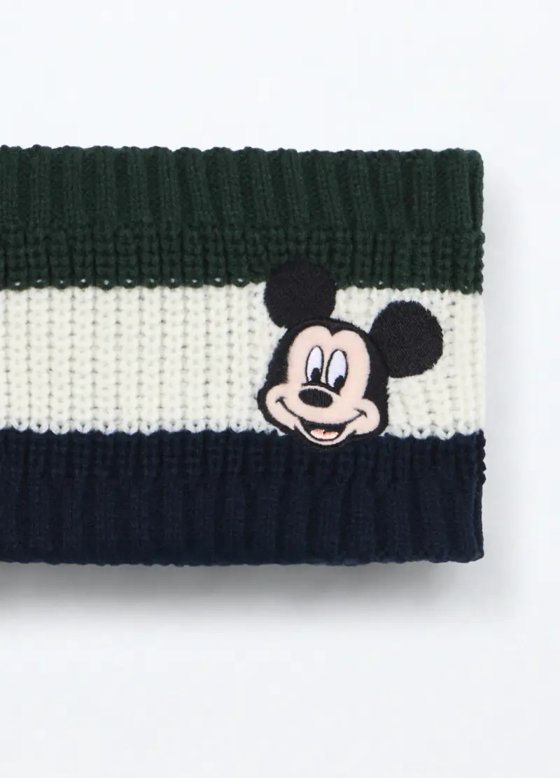 Scaldacollo Tricot Neonato, Blu scuro, .U miniatura 3