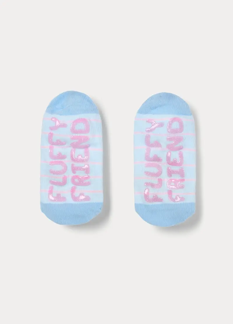 Scarpine Antiscivolo In Spugna, Bambina, Azzurro chiaro miniatura 2