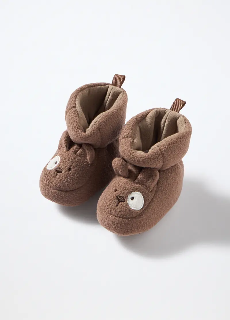 Scarpine Con Ricami, Unisex, Marrone, .U