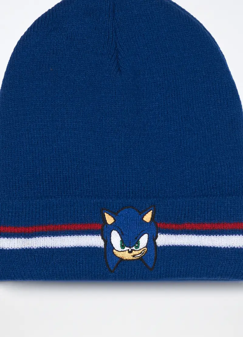 Set Berretto + Guanti Tricot, Bambino, Blu elettrico miniatura 3