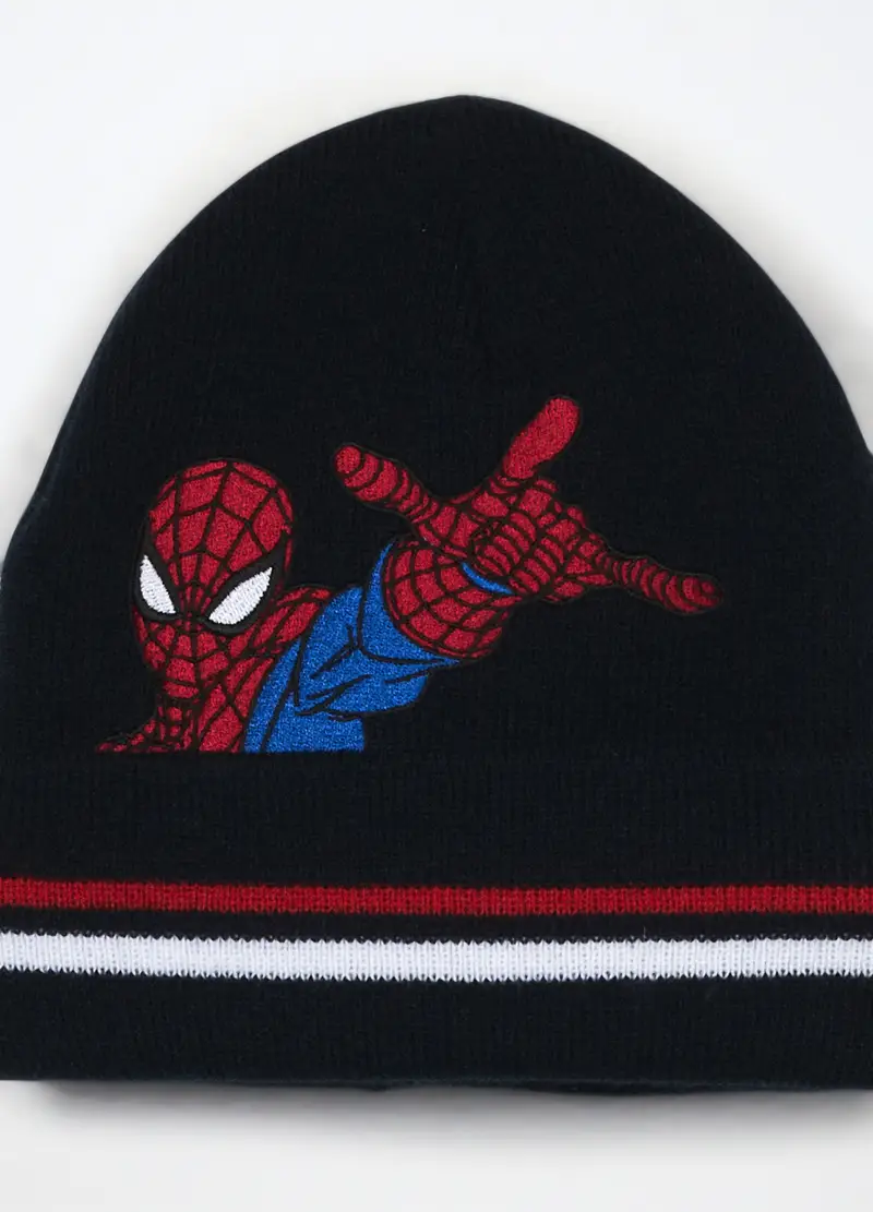 Set Berretto + Scaldacollo Tricot, Bambino, Nero miniatura 3