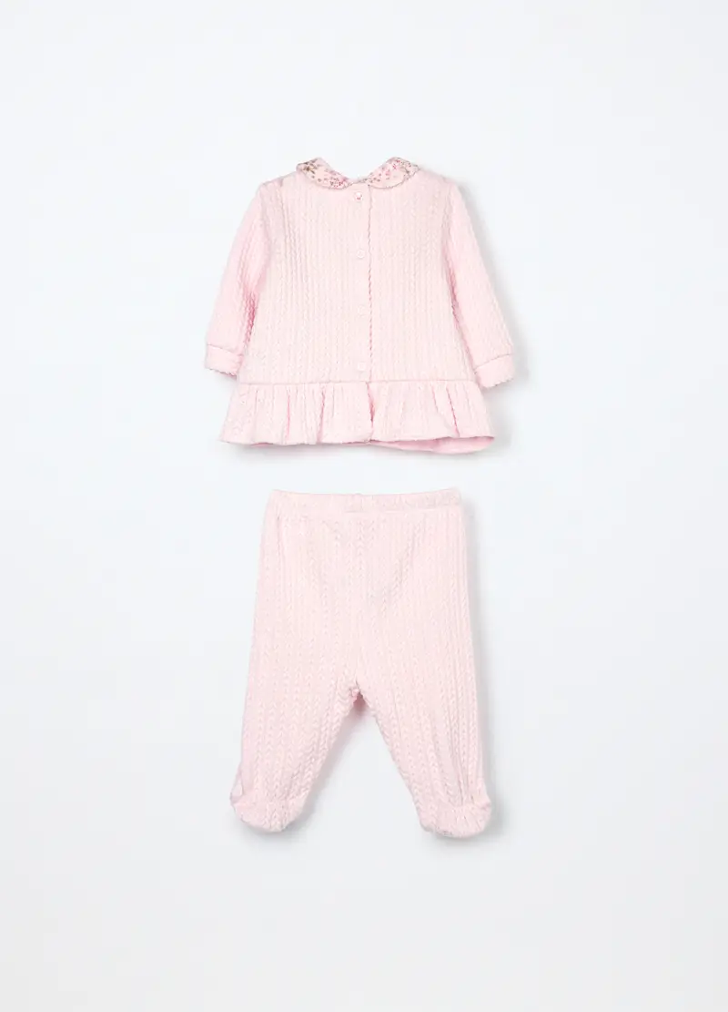 Set Disney In Misto Viscosa Velour Neonata, Rosa chiaro miniatura 2