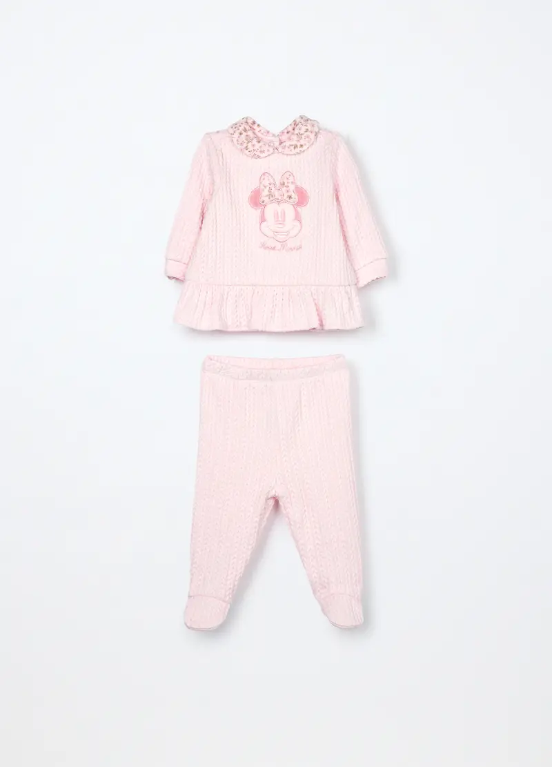 Set Disney In Misto Viscosa Velour Neonata, Rosa chiaro