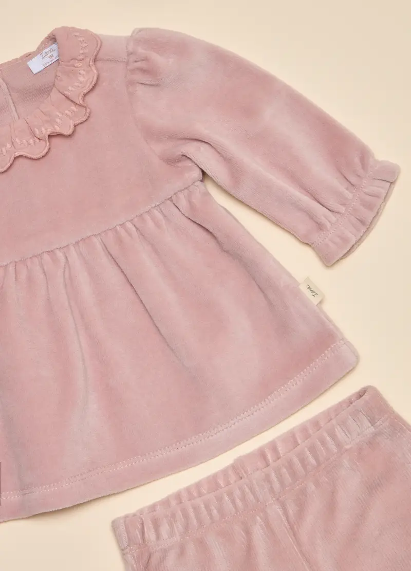 Set In Ciniglia, Neonata, Rosa pastello miniatura 2