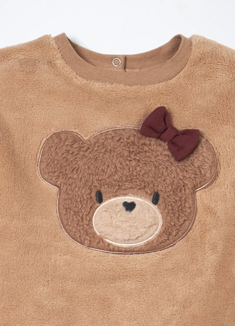 Set In Eco Fur Neonata, Marrone chiaro miniatura 3