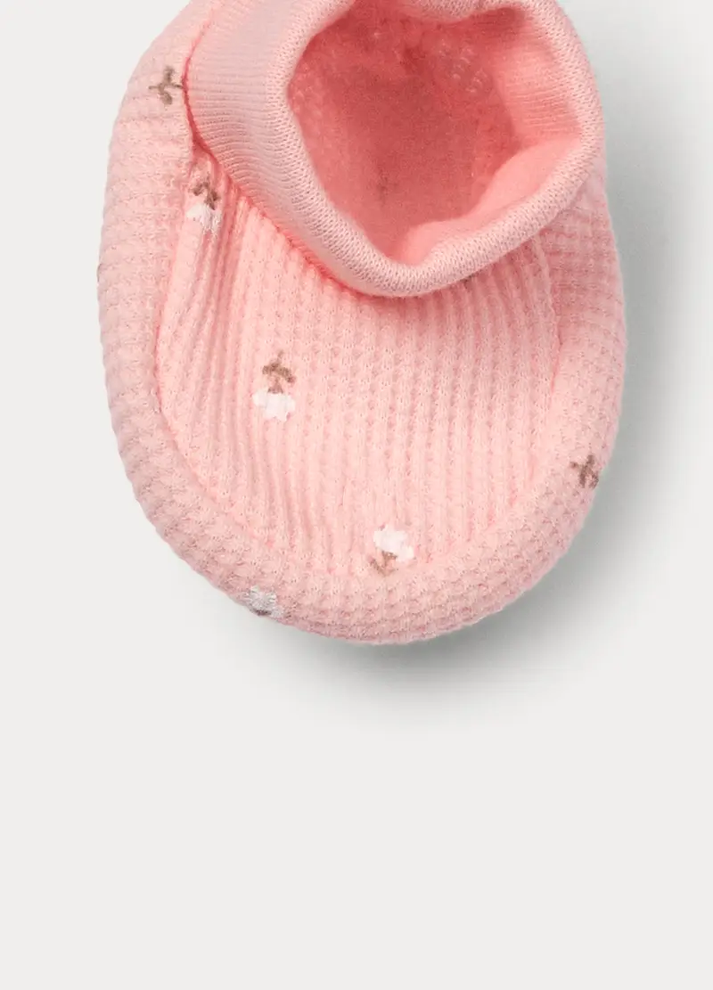 Set In Interlock Di Puro Cotone Neonata, Rosa pastello, U miniatura 3