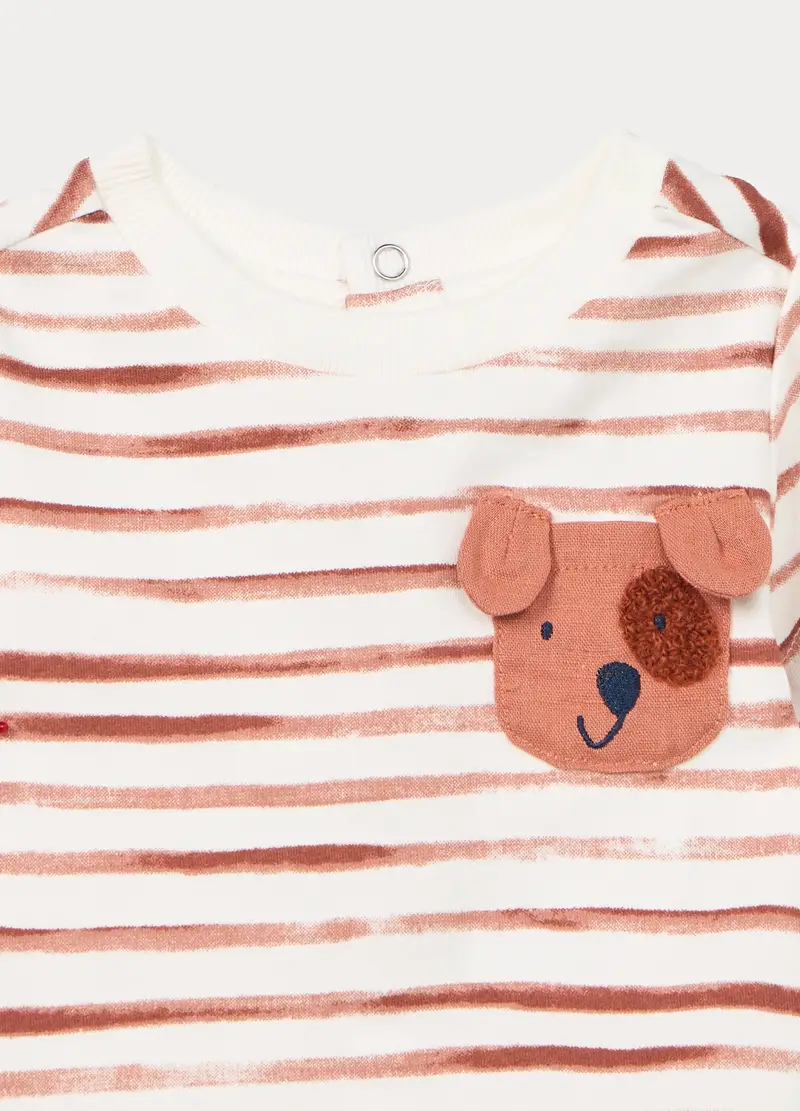 Set Misto Lino Neonato, Arancione papaya miniatura 3