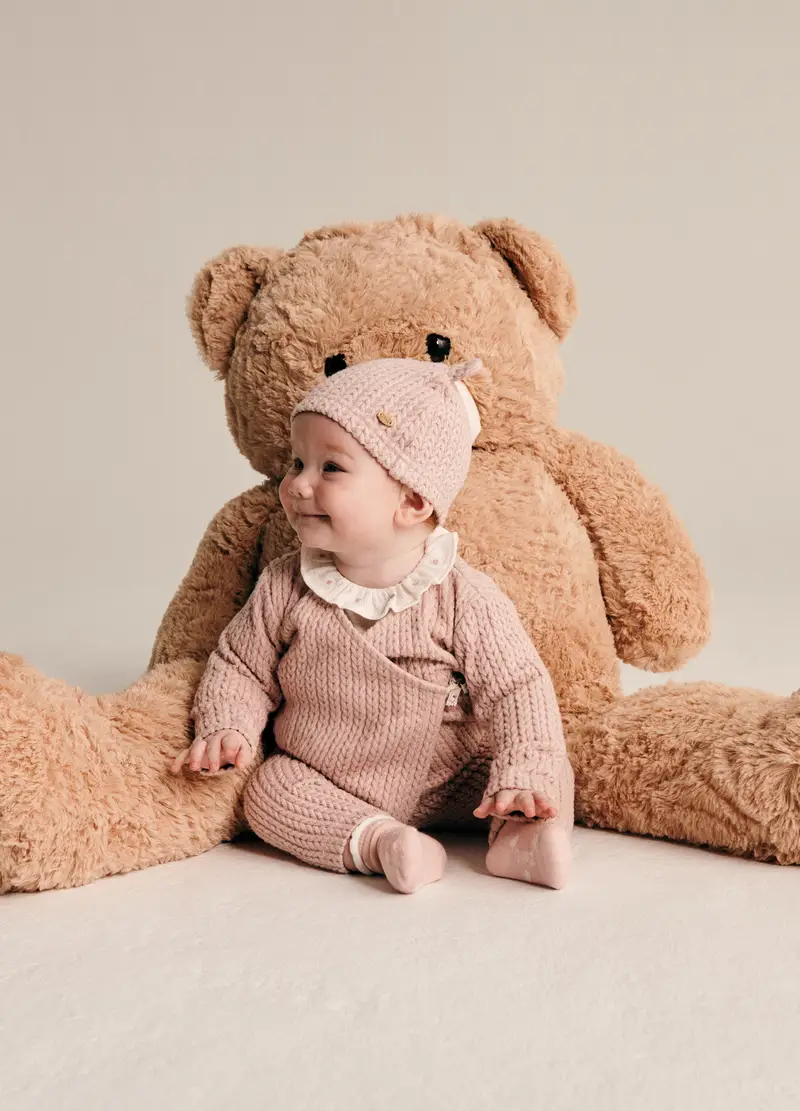 Set Neonati Rosa Con Maglia E Pantaloni, Neonato, Rosa chiaro