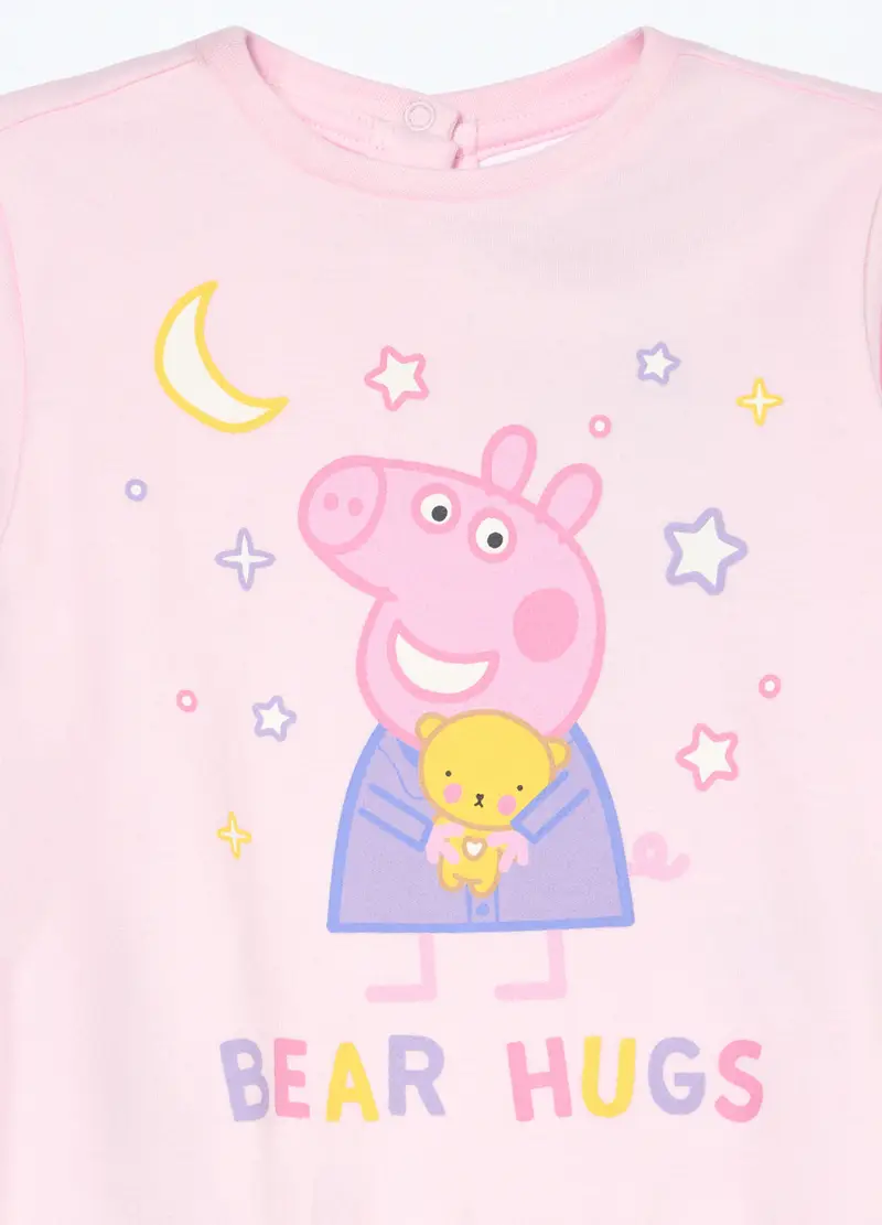 Blukids, Set Pigiama Lungo In Interlock Di Puro Cotone Neonata, Neonato, Rosa chiaro, Taglia: 12-18 miniatura 2