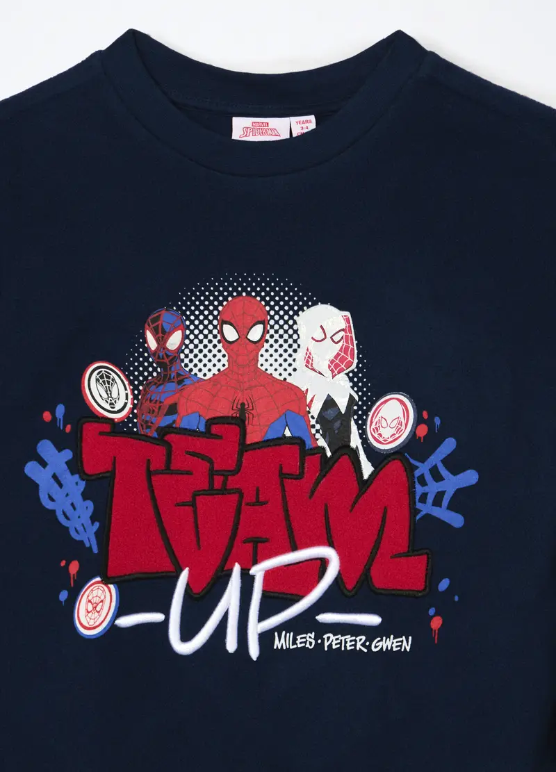 Set Pigiama Lungo In Pile Bambino, Blu Bluette miniatura 3