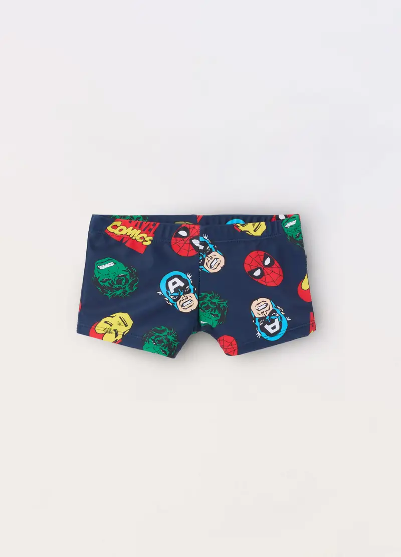 Blukids, Shorts Costume Bambino, Unisex, Blu stampa 2, Taglia: 3-4