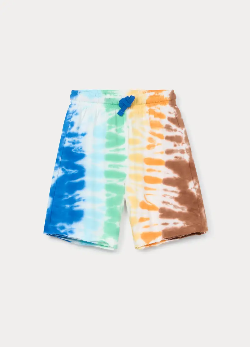 Shorts In French Terry Di Puro Cotone Bambino, Bianco
