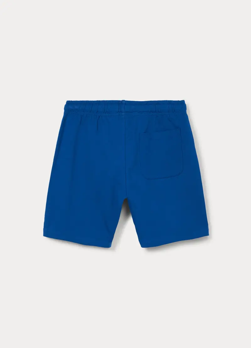 Shorts In French Terry Ragazzo, Bambino, Blu elettrico miniatura 2