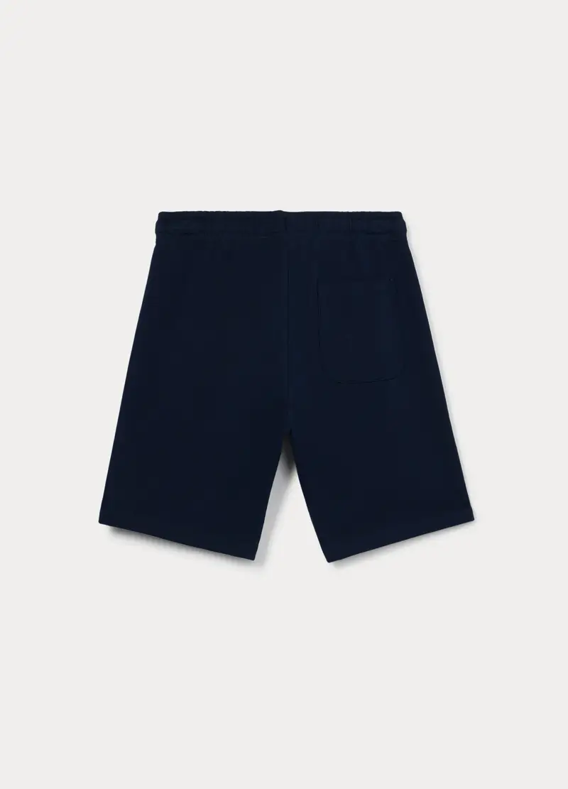 Shorts In French Terry Ragazzo, Bambino, Blu scuro miniatura 2