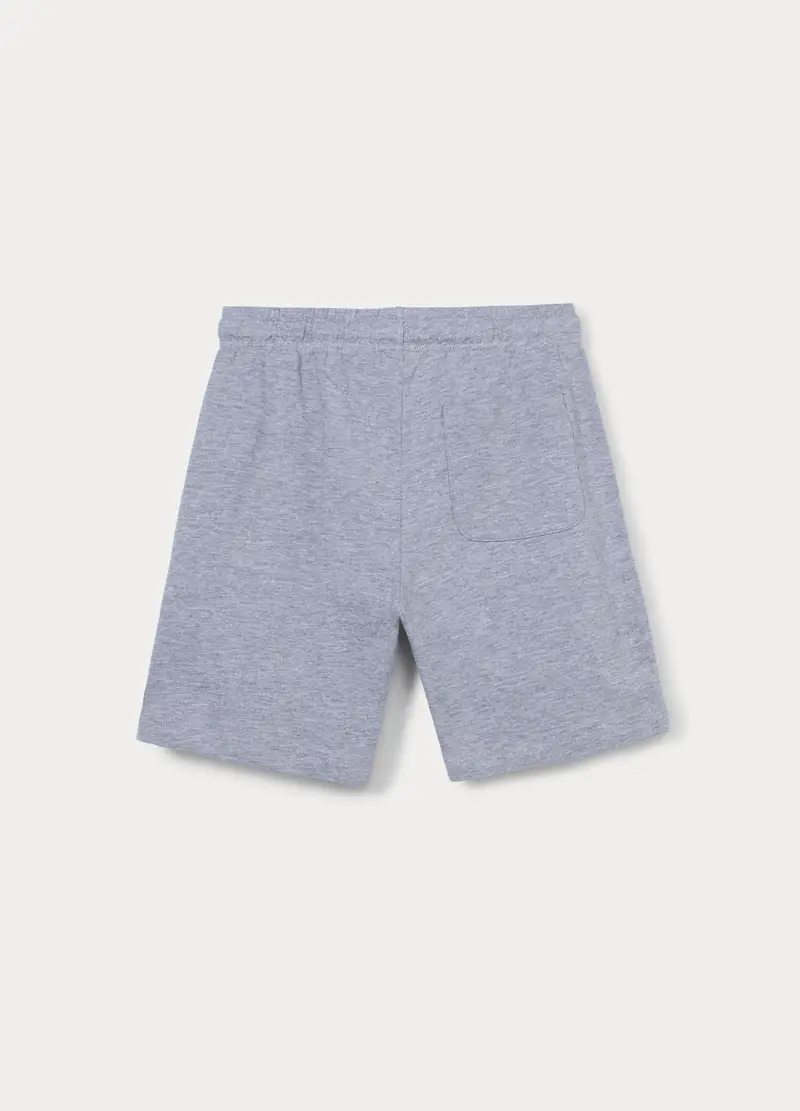 Shorts In French Terry Ragazzo, Bambino, Grigio chiaro melange miniatura 2