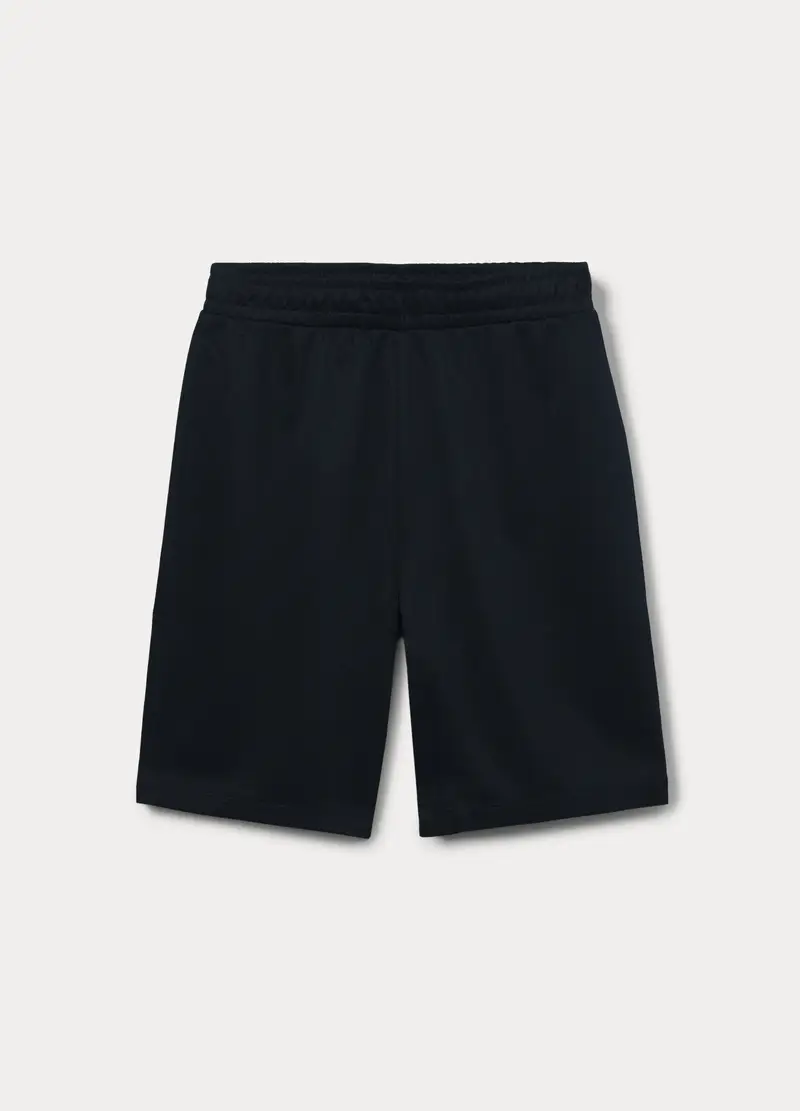 Shorts In Tessuto Mesh Ragazzo, Bambino, Nero