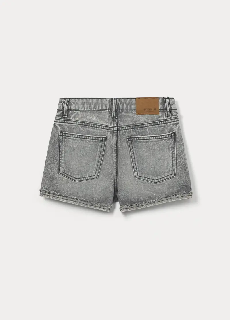 Shorts Regular Fit In Denim Ragazza, Bambina, Grigio chiaro miniatura 2