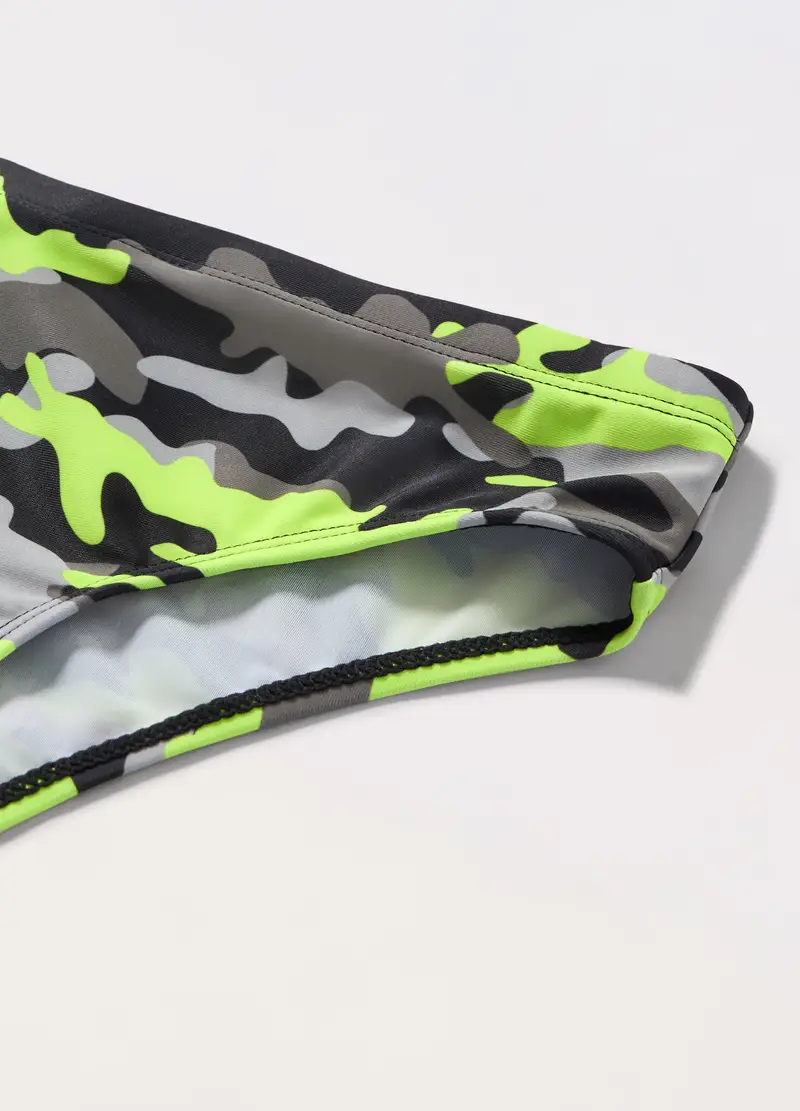 Slip Costume Ragazzo, Unisex, Nero/Verde miniatura 2