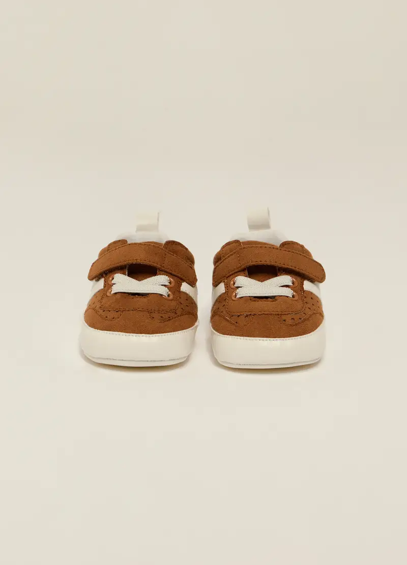 Sneakers Iana Neonato, Marrone cioccolato