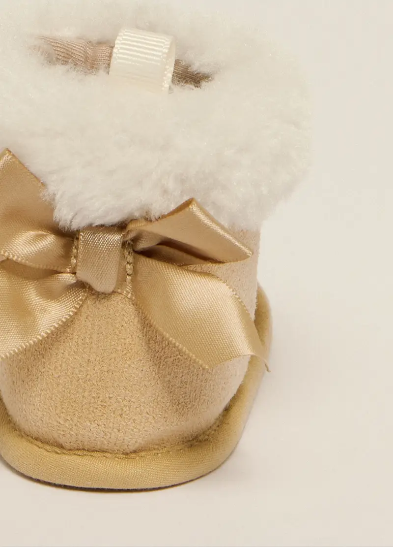 Stivaletti Iana Neonata, Beige chiaro miniatura 2