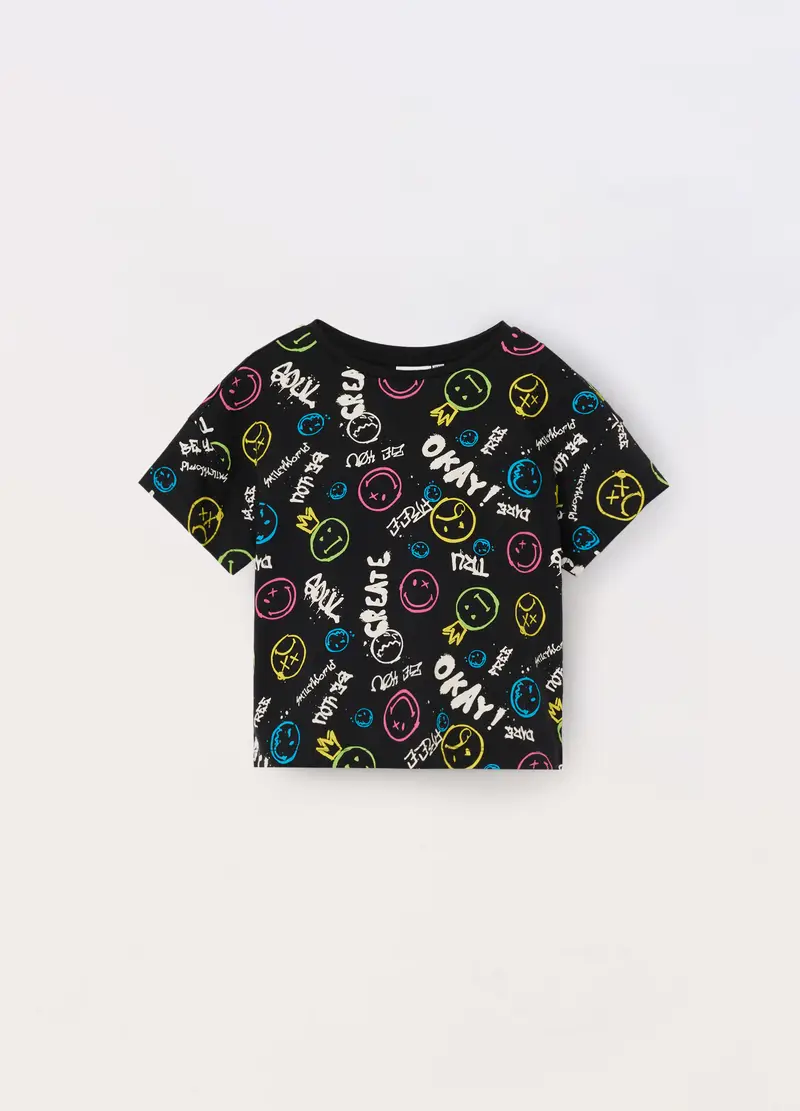 Blukids T-shirt Bambina Nero 965602