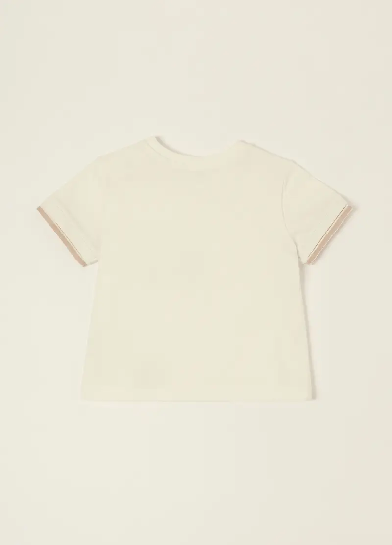 Blukids T-shirt Neonato Beige 4287458 miniatura 2
