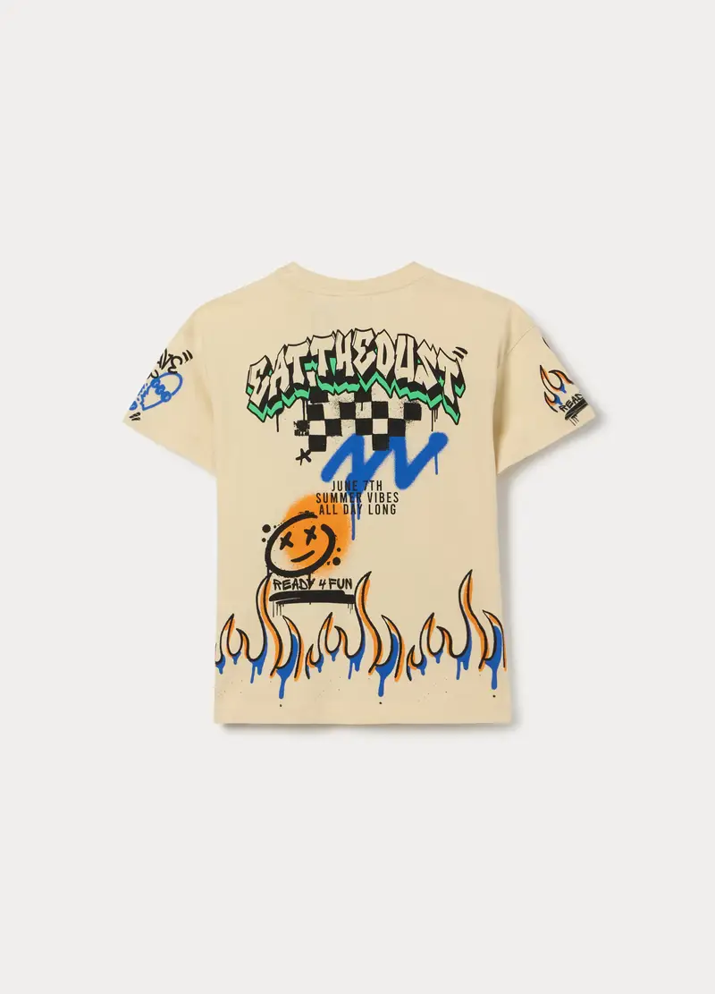 Blukids T-shirt Bambino Beige 4318354 miniatura 2