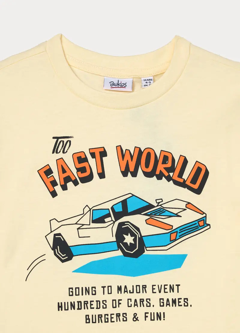 Blukids T-shirt Bambino Beige 4318343 miniatura 3